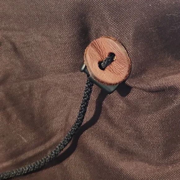 Jacket Winter Outback Trading Dark Brown Oilskin Duster Low Rider Men Western Lg - Picture 8 of 8